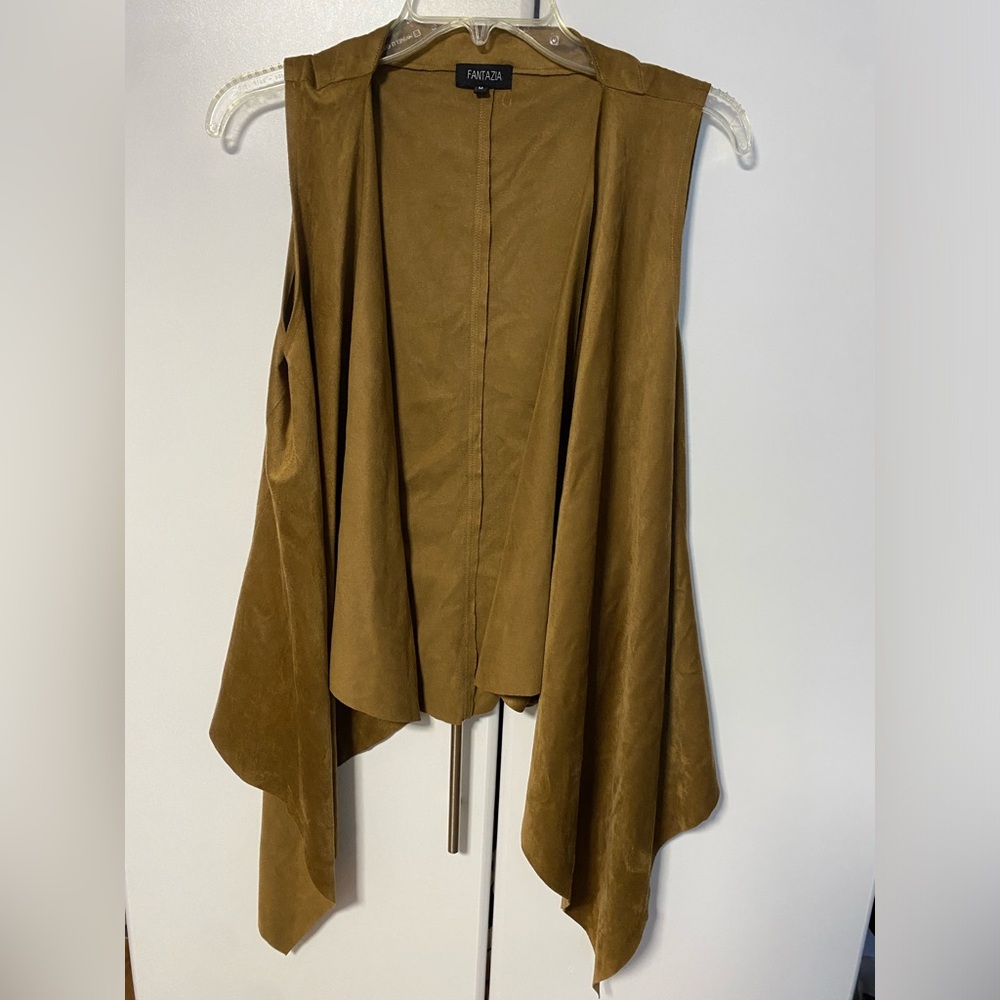 Suede vest